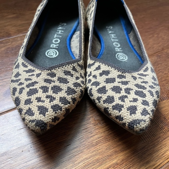 Cheetah Rothy points size 7 - Picture 2 of 4